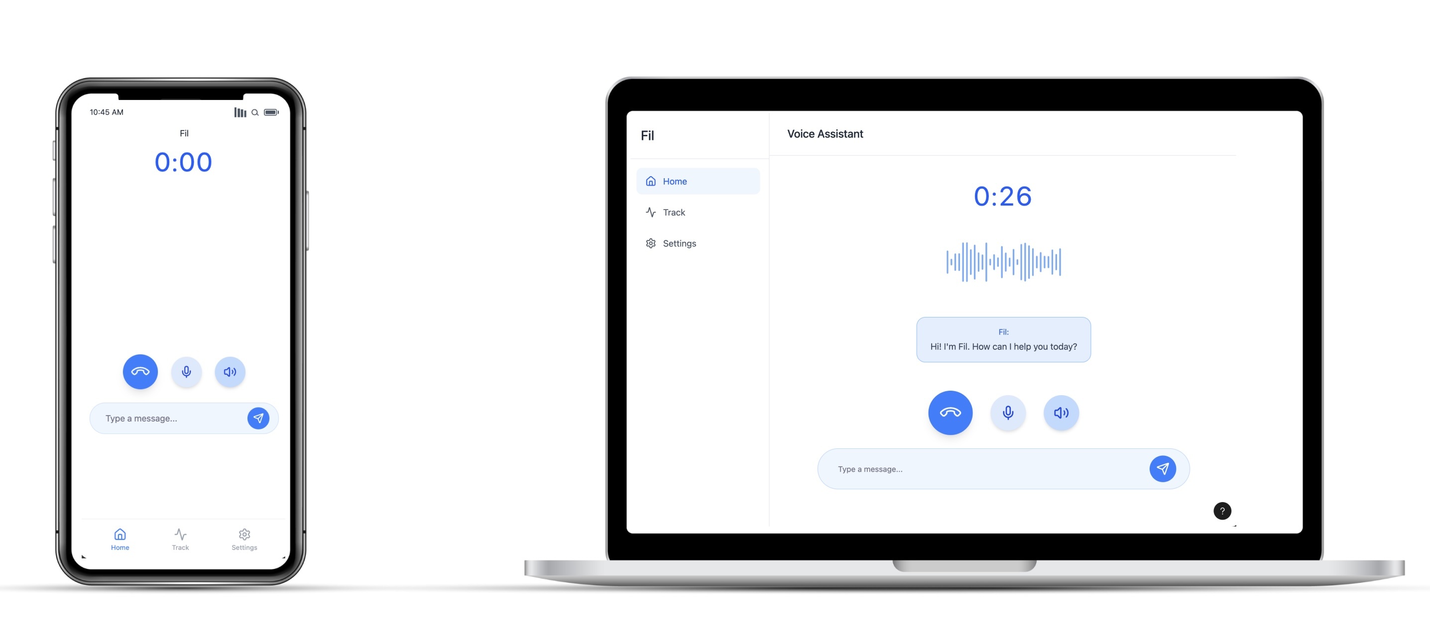 Fil app on mobile and tablet devices